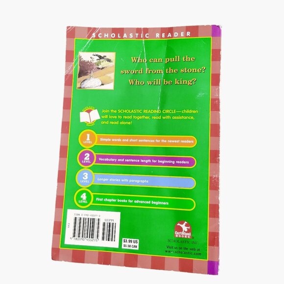 The Sword In The Stone Maccarone Illustrated Boddy Scholastic Reader Level 2 - Picture 2 of 7